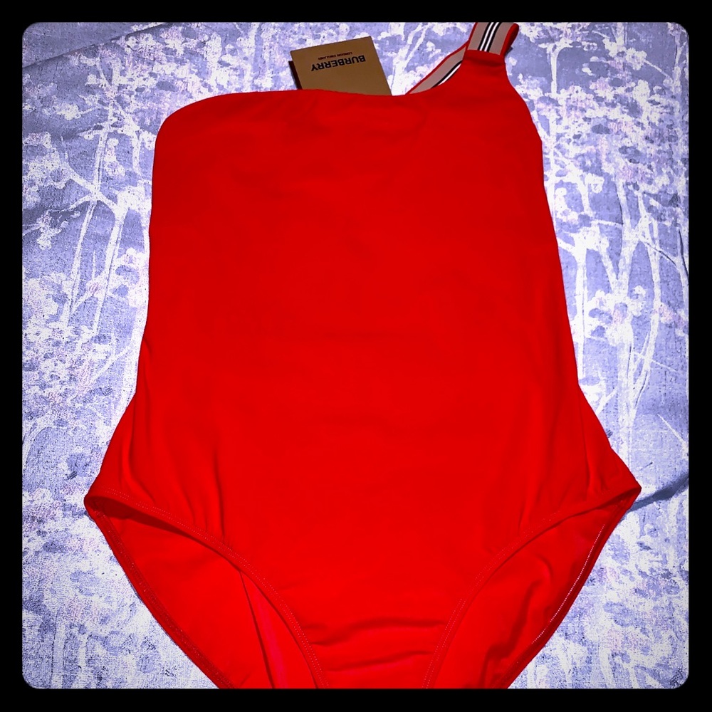 Burberry One Shoulder Damas Swimsuit
